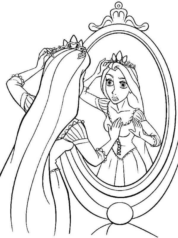 tranh tô màu công chúa tóc mây 28