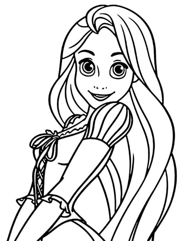 tranh tô màu công chúa tóc mây 33