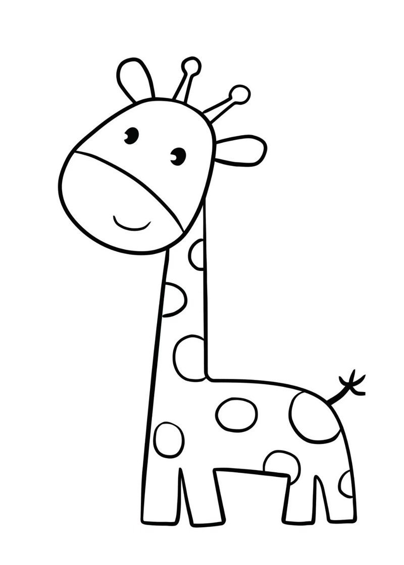 tranh tô màu động vật sống trong rừng 35