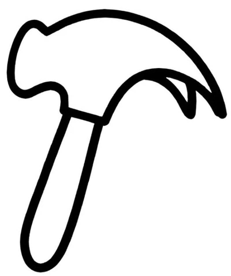 tranh tô màu dụng cụ nghề xây dựng 30