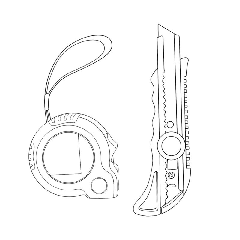 tranh tô màu dụng cụ nghề xây dựng 33