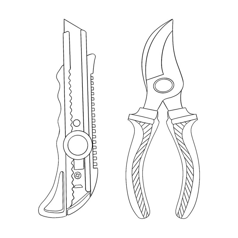 tranh tô màu dụng cụ nghề xây dựng 35