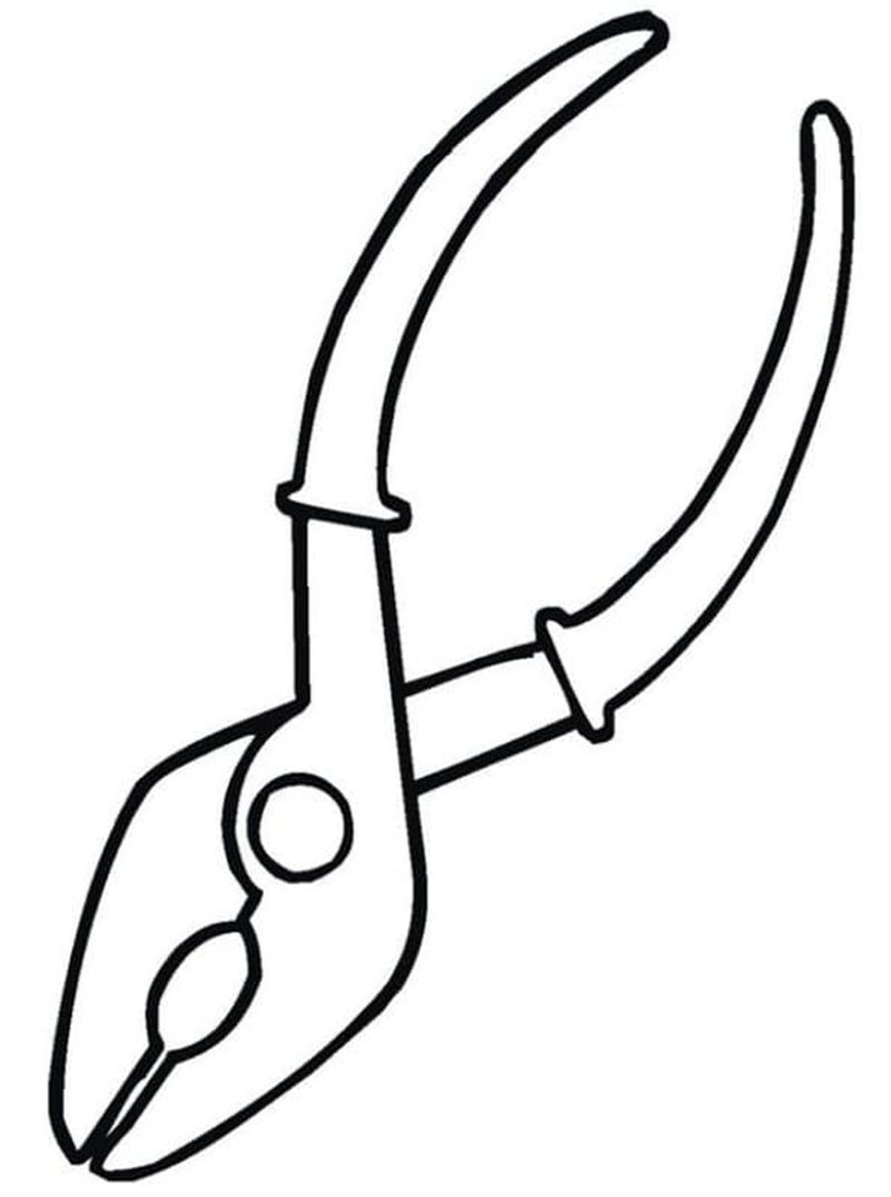 tranh tô màu dụng cụ nghề xây dựng 6