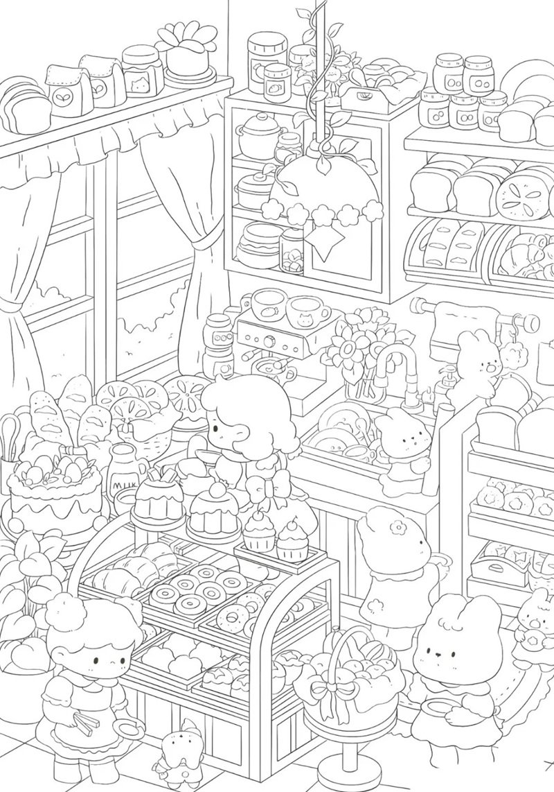 tranh tô màu giảm stress 27