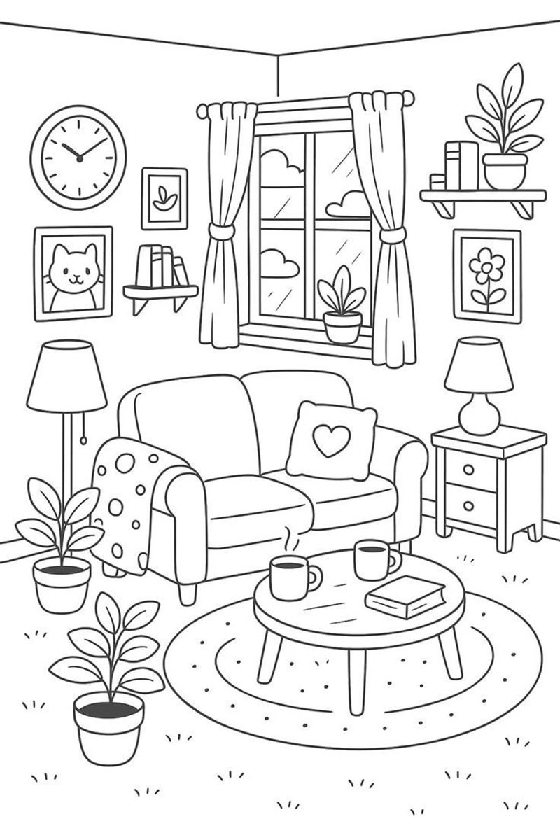 tranh tô màu giảm stress 28