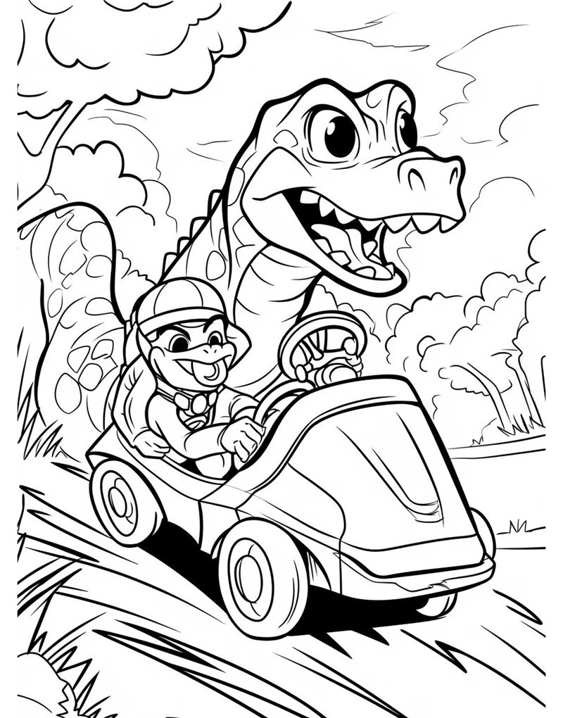 tranh tô màu khung log bạo chúa 28