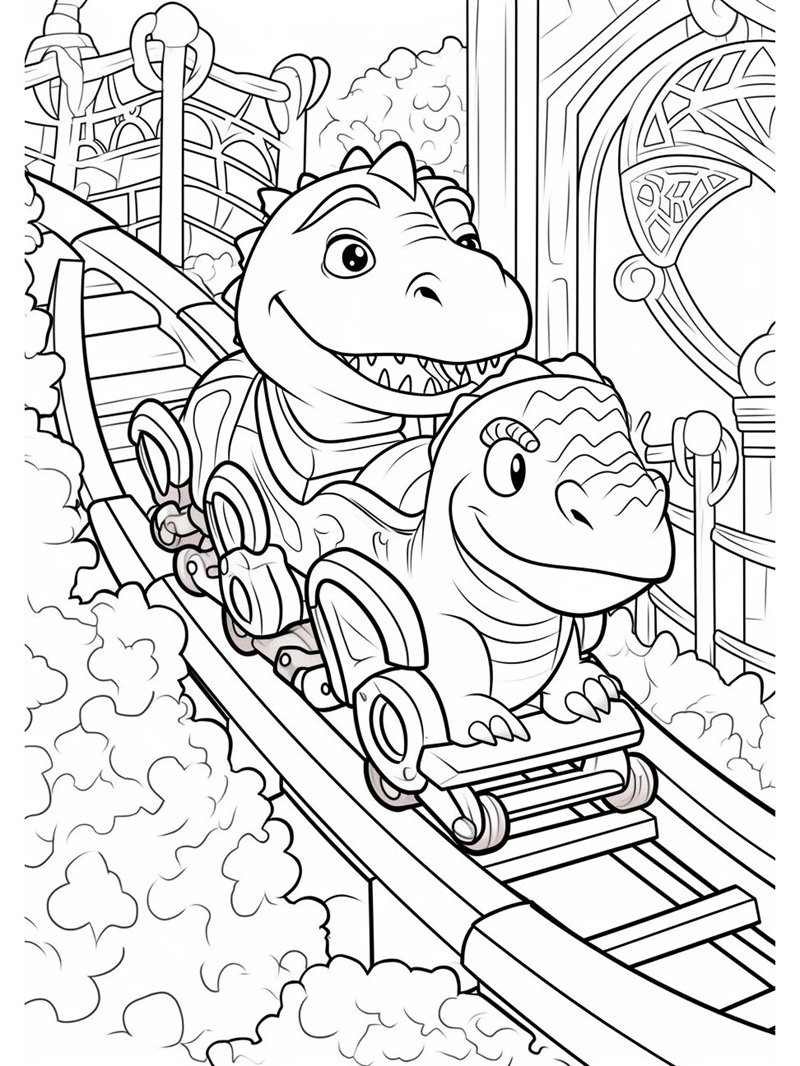 tranh tô màu khung log bạo chúa 31