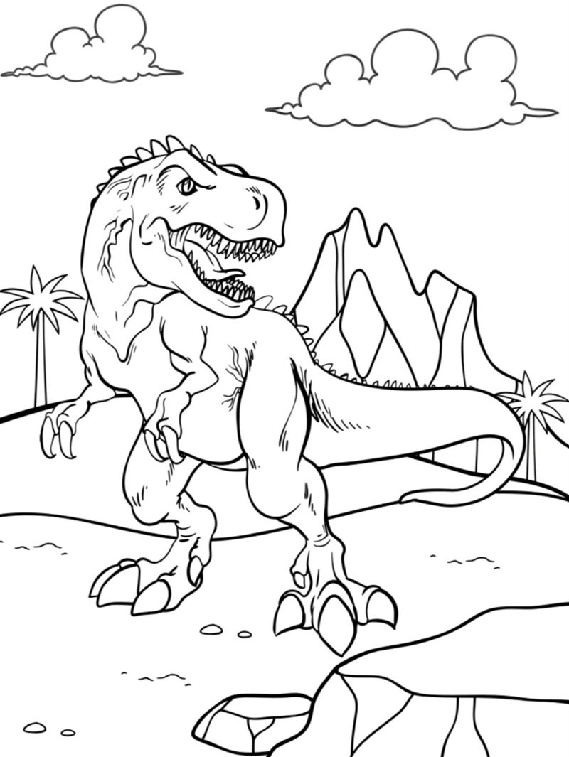 tranh tô màu khung log bạo chúa 33