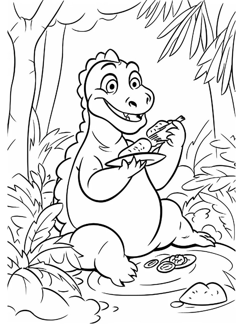 tranh tô màu khung log bạo chúa 8