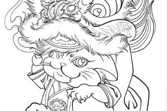 88+ tranh tô màu múa lân cho bé yêu thích nghệ thuật