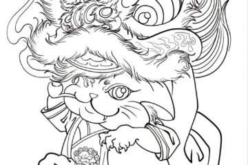 88+ tranh tô màu múa lân cho bé yêu thích nghệ thuật