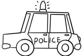 Tải 87+ tranh tô màu ô tô cảnh sát miễn phí cực chất