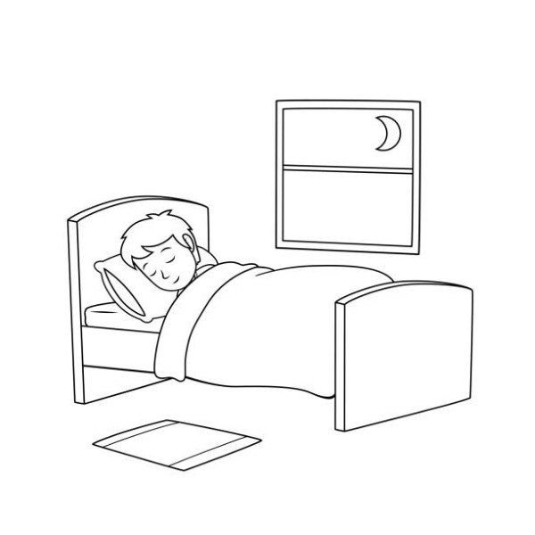 tranh tô màu phòng ngủ 16