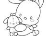 90+ tranh tô màu Pochacco siêu dễ thương cho bé