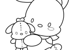 90+ tranh tô màu Pochacco siêu dễ thương cho bé