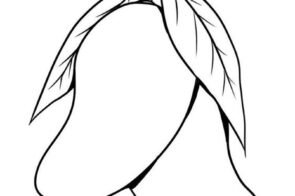 Tổng hợp 87+ tranh tô màu quả xoài đơn giản dễ thương