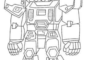 Tải ngay 88+ tranh tô màu robot Gundam cực chất cho bé