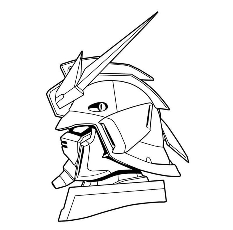 tranh tô màu robot gundam 5