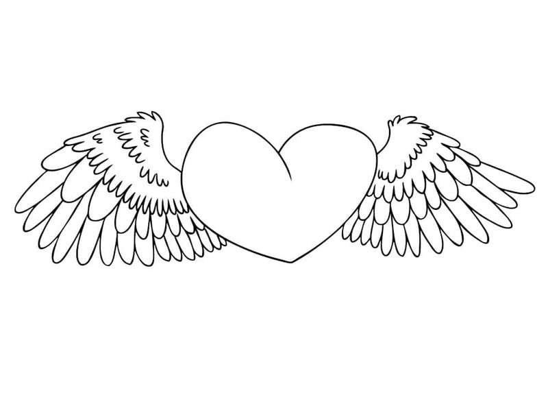 tranh tô màu trái tim 26