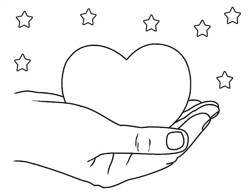 tranh tô màu trái tim 28