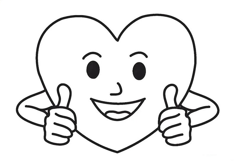 tranh tô màu trái tim 33