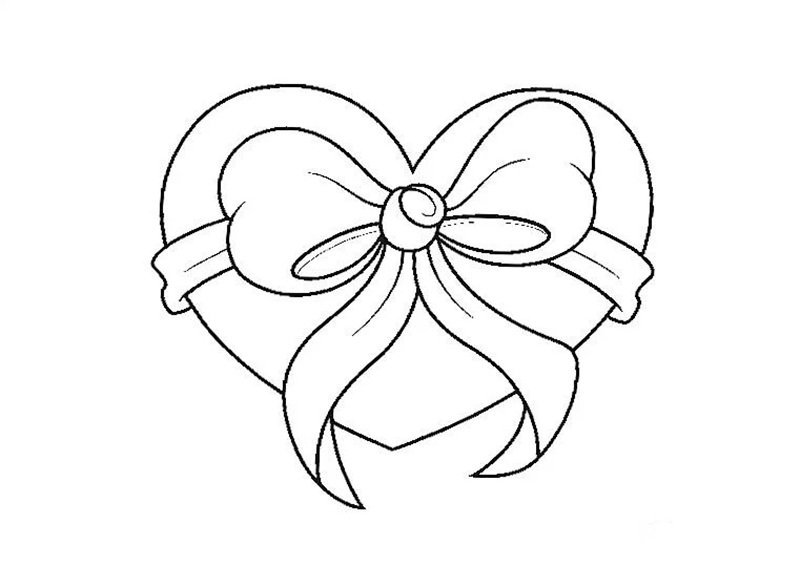 tranh tô màu trái tim 34